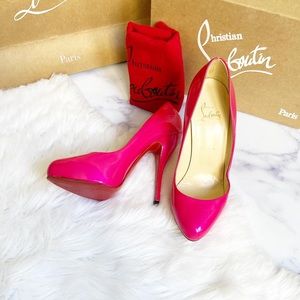 Hot Pink Patent Christian Louboutin